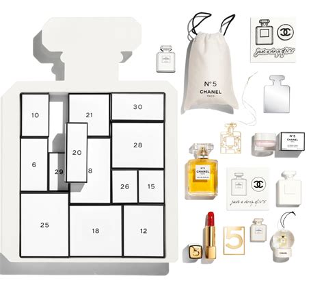 chanel beauty advent calendar.